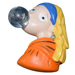 Girl with a Pearl Earring Large Huge Resin  Statement Brooch Pin Woman F…